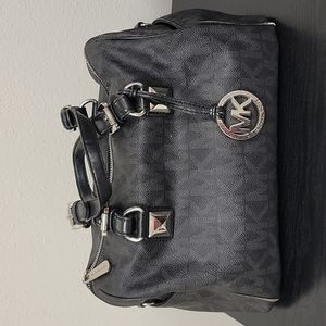 Michael Kors Grayston Black Satchel